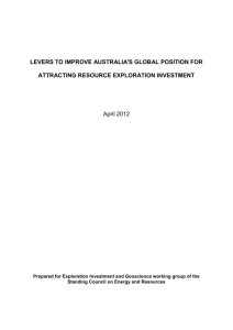 Exploration Expenditure - Standing Council on Energy and Resources