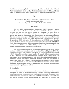 Validation of Atmospheric temperature profiles derived using Neural