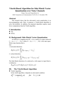 Viterbi-Based Algorithm for Side-Match Vector Quantization over