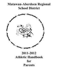 Parent Handbook - Matawan Aberdeen Regional School District