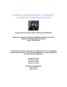 nursing and midwifery research candidate conference