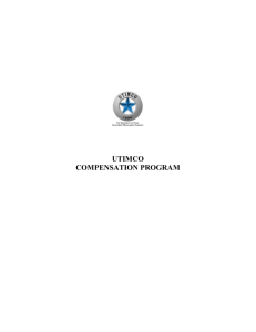 UTIMCO COMPENSATION PROGRAM Table of Contents Program