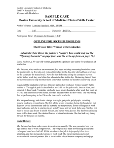 SAMPLE CASE - Boston University Medical Campus
