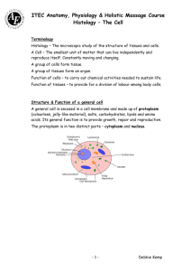 Structure & Function of a general cell