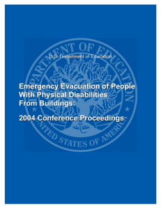 Emergency Evacuation of People With Physical Disabilities from