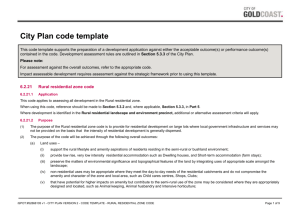 Rural residential zone code