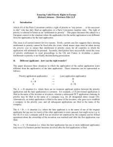 Ensuring Valid Priority Rights in Europe (Richard Johnson)