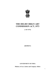 DUAC ACT - Delhi Development Authority