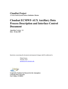 - CloudSat Data Processing Center