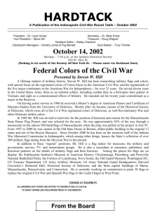 October 14 - Indianapolis Civil War Round Table