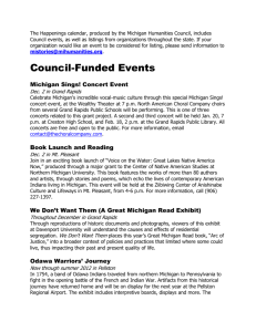 The Happenings calendar - Michigan Humanities Council