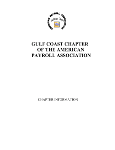Chapter by laws - Gulf Coast Chapter of the APA