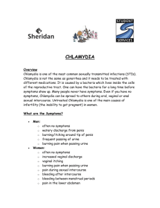Chlamydia - Sheridan College