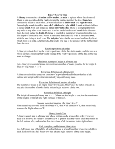 Binary Search Tree