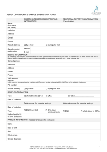 Asper Ophthalmics submission form
