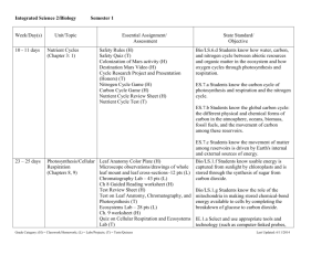 Pacing Guide and Essential Assignments