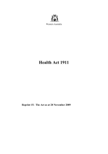 Health Act 1911 - 15-00-00