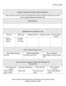 Differentiated Instruction Planning Templates