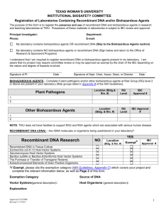 IBC Registration Form - Texas Woman`s University