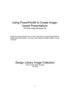 Using PowerPoint® to Create Image