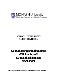 Bachelor of Nursing - Faculty of Medicine, Nursing and Health