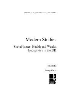 Modern Studies: Social Issues