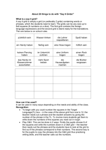 Lots of things to do with “Say It Grids