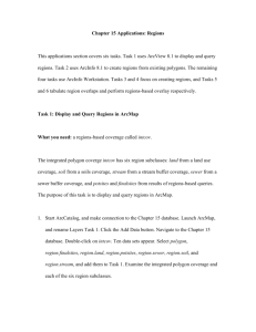 Task 1: Display and Query Regions in ArcMap