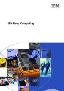 IBM Deep Computing Systems - Document Server