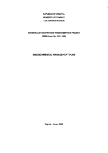 Environmental Managment Plan (EMP)