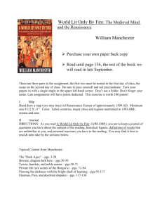 World Lit Only By Fire: The Medieval Mind and the Renaissance