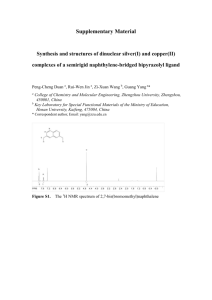 Supplementary Material Synthesis and structures of dinuclear silver