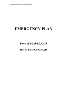 Emergency Plan