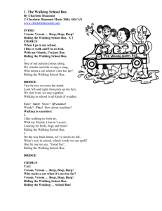 Lyrics DOC - Active & Safe Routes to School