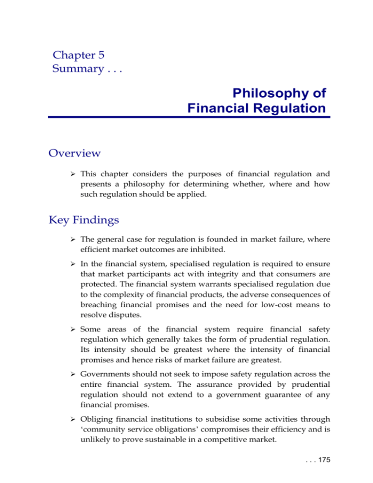 thesis on financial regulation