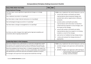 201308-Template-Workplace-Bullying-Assessment-Checklist