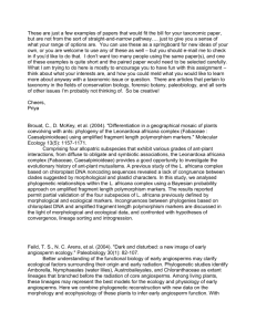 Taxonomy paper abstract examples