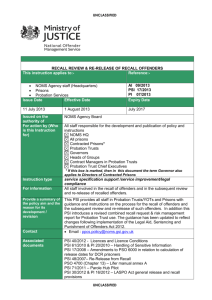 Policy for PPCS requirements to obtain prisoner`s signature