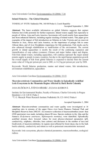 Acta Universitatis Carolinae Environmentalica 18 (2004): 7-34