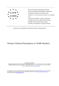 The conclusions of the survey on women`s participation to politics