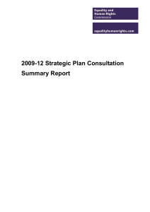 consultation on proposed strategic priorities summary report as a word