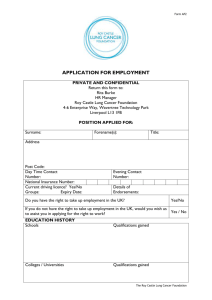 Form AP2 APPLICATION FOR EMPLOYMENT PRIVATE AND