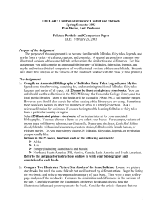 EECE 441: Children`s Literature: Content and Methods (4 credits)