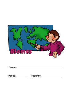 biomes - TeacherWeb