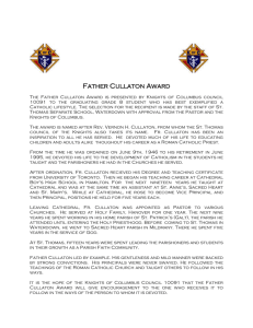 Father Cullaton Award
