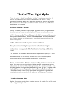 The Gulf War: Eight Myths