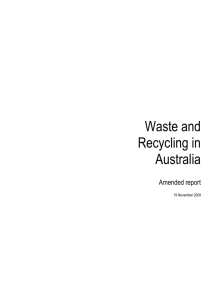 Waste and recycling in Australia