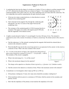 Supplementary Problems for Test 5