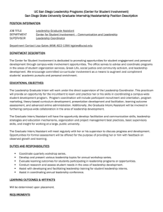 Position Description - Interwork Institute