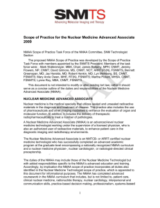 the scope of practice - Society of Nuclear Medicine and Molecular